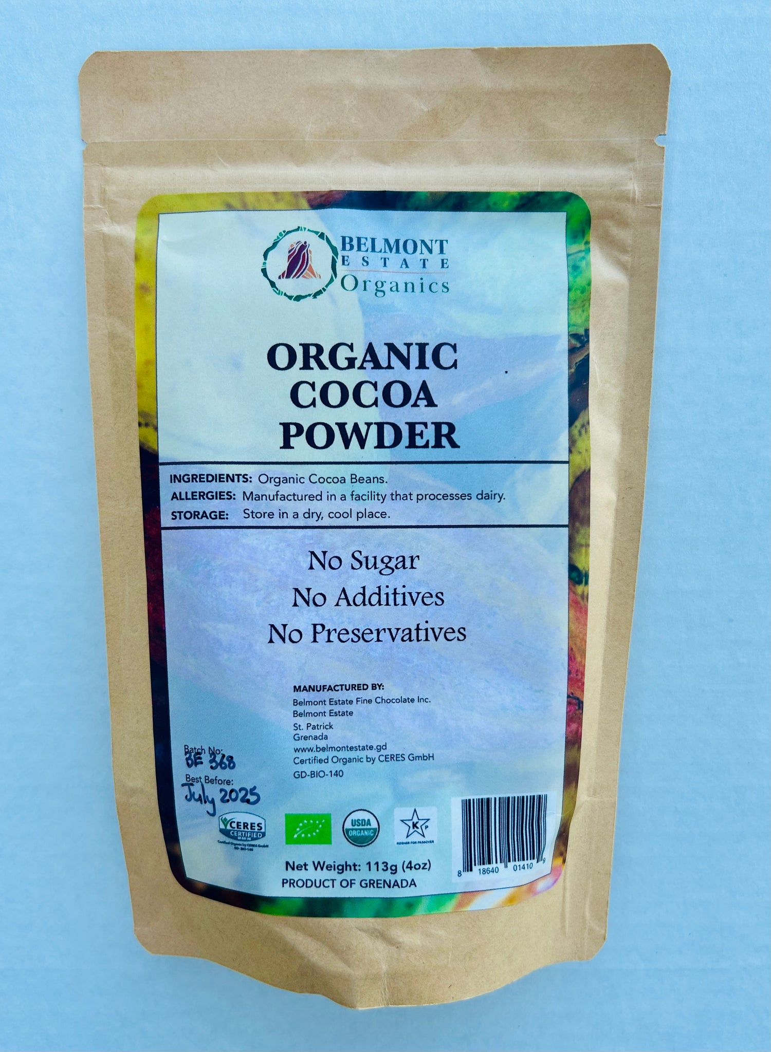 Organic Cocoa Powder 4oz