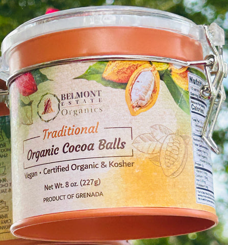 Organic Cocoa Balls 8oz Canister